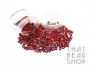 Silver Lined Dark Red Size 6-0 Seed Beads